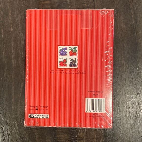Vintage USPS 1999 Stationery Folio American Greetings Fruit Berries SEALED - Picture 2 of 2